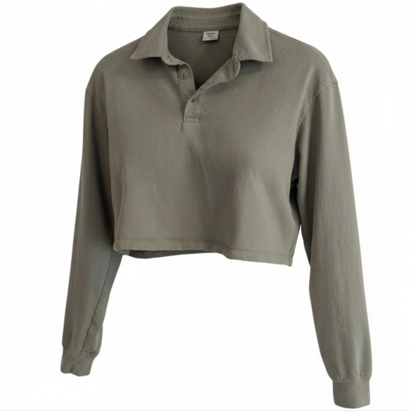 Sunday Best Tops - Sunday Best Roland Green Long Sleeve Polo